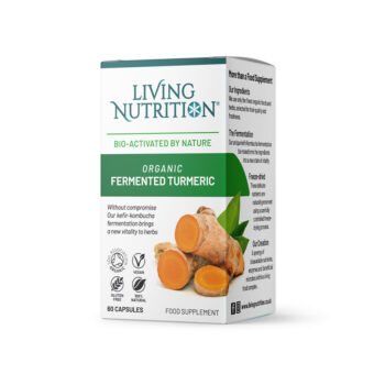 LIVING NUTRITION ORG FERMENTED TUMERIC 60C